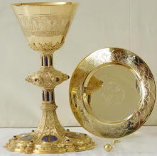 Antique Belgian Gothic Chalice